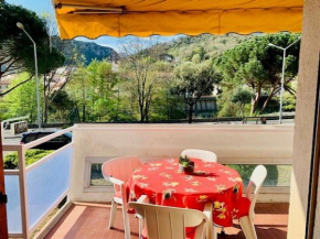 Charmant F2 avec terrasse, parking, et WiFi - à 600m des thermes d'Amélie-les-Bains - FR-1-703-129